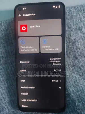 OnePlus Nord N200 (Used)