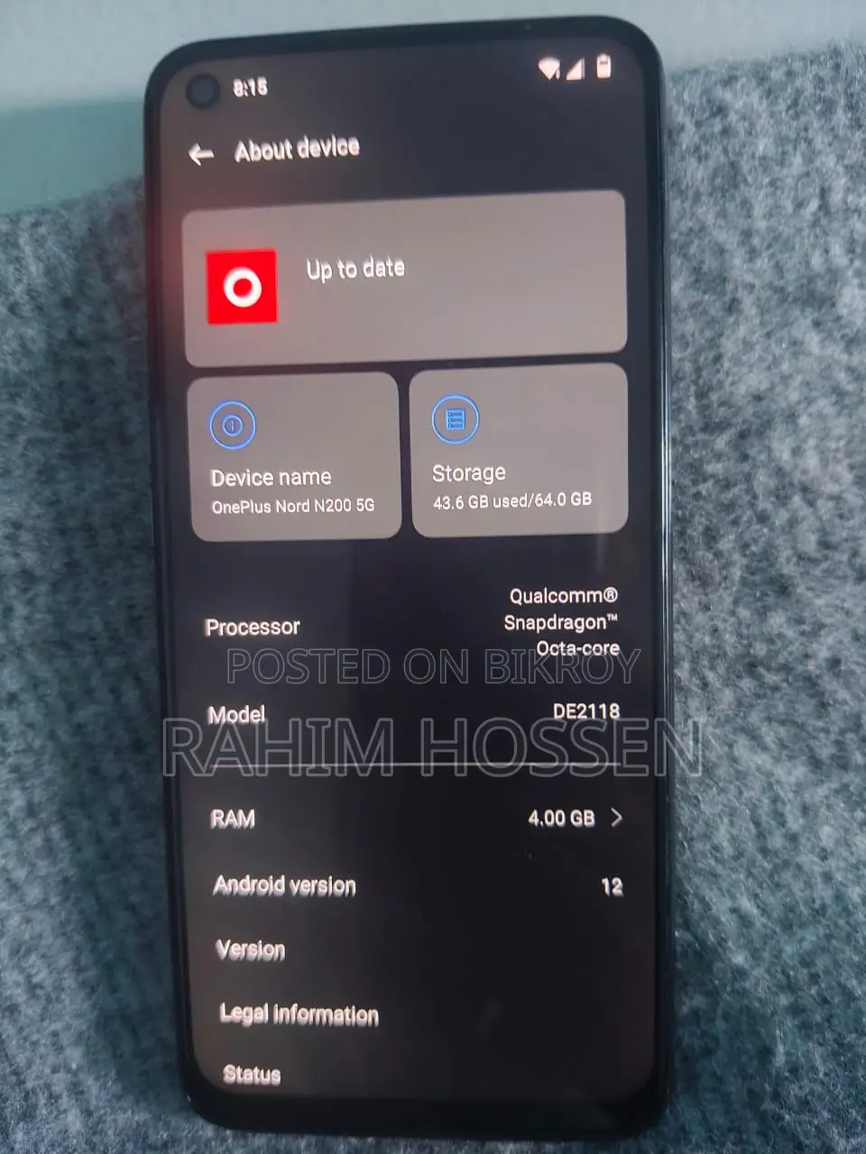 OnePlus Nord N200 (Used)