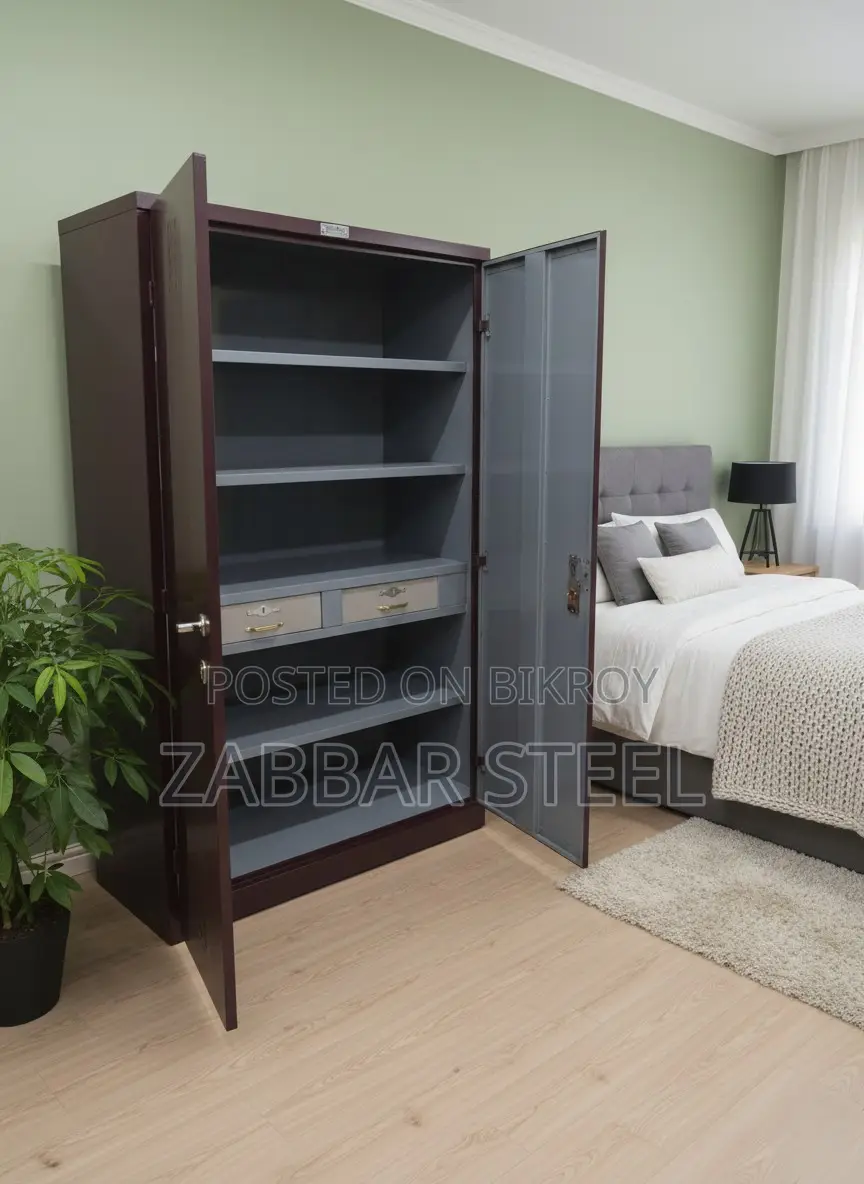 Two Door Steel Almirah — Sturdy And Durable!