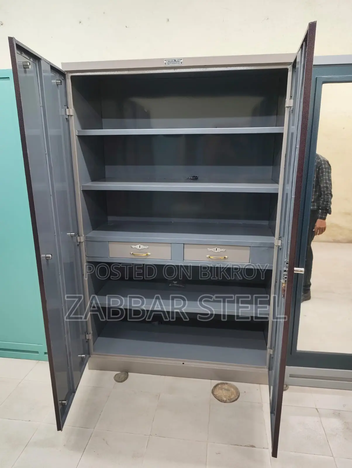 Two Door Steel Almirah — Sturdy And Durable!