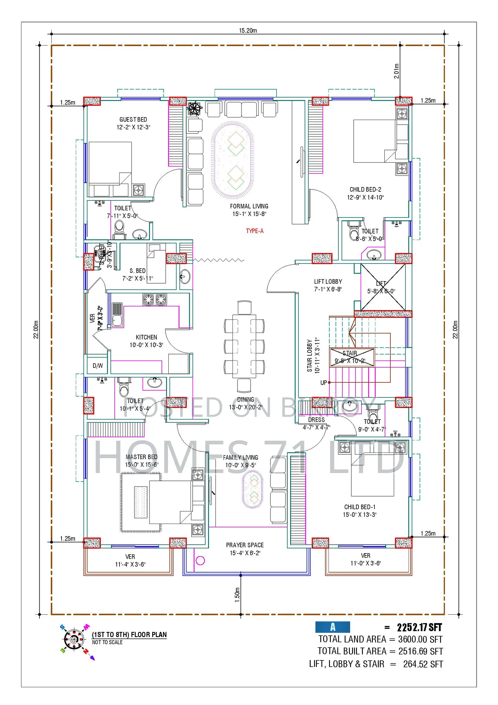 2850 sft ongoing flat for sale at Jolshiri Abashon