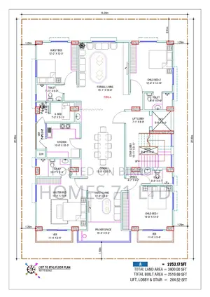 2850 sft ongoing flat for sale at Jolshiri Abashon
