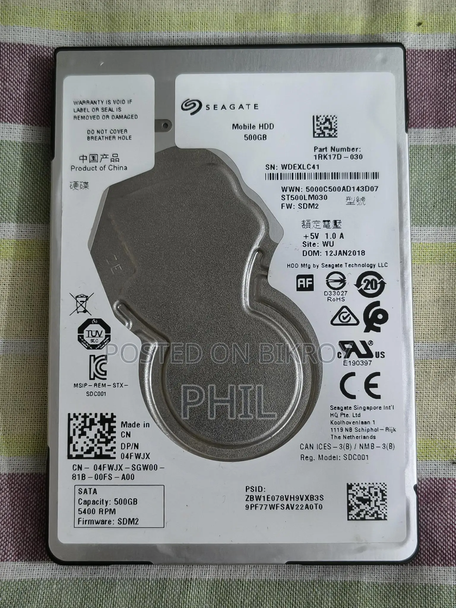 Seagate Oem 500gb Hard Drive Hdd