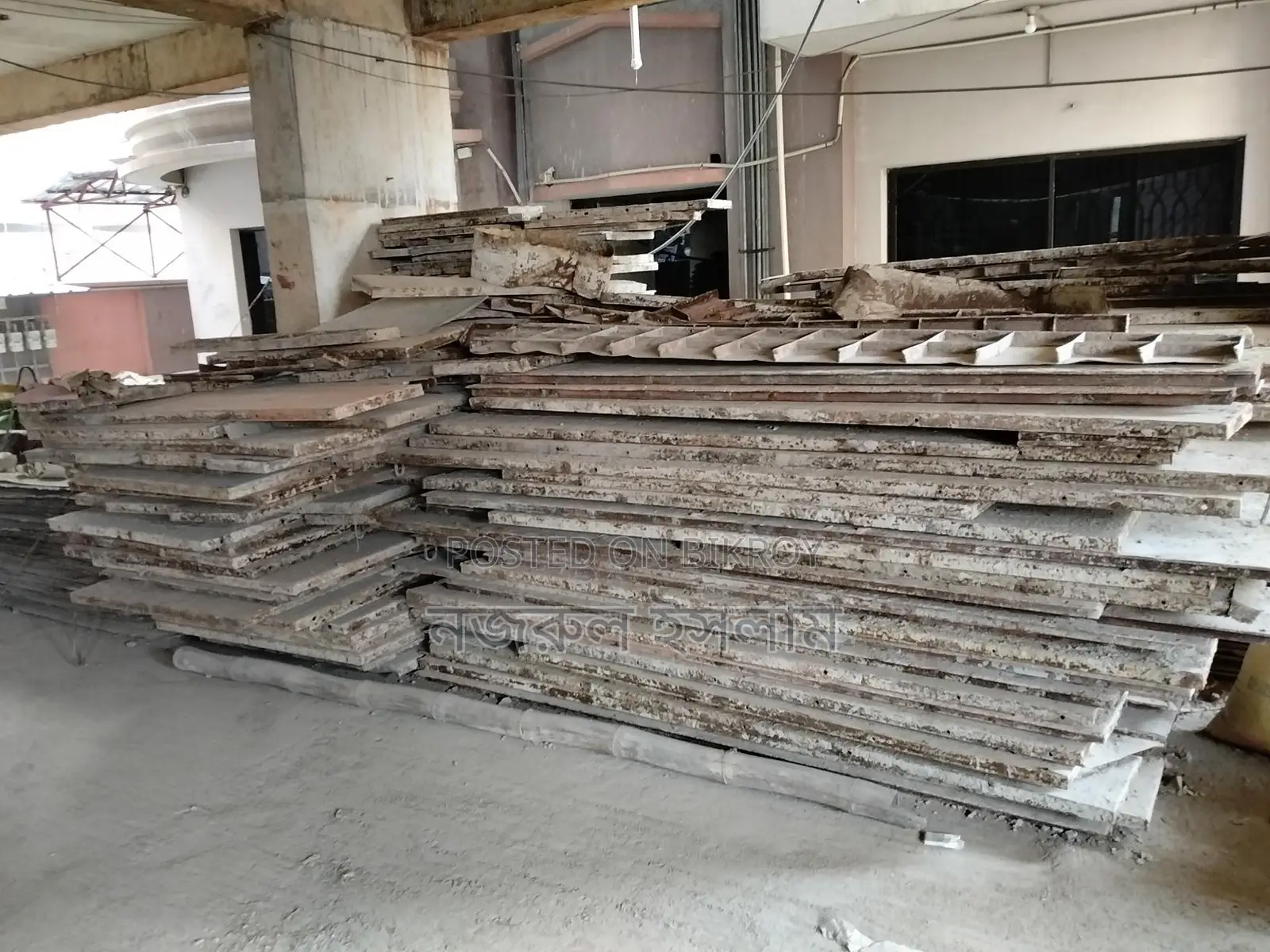 4000 square feet of steel shuttering for sale