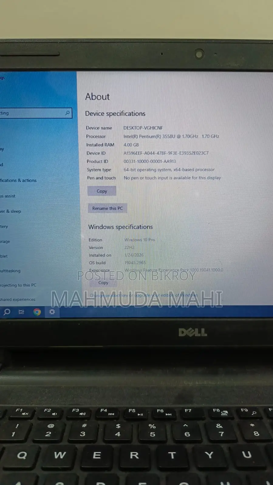 Urgent Sale Dell Laptop