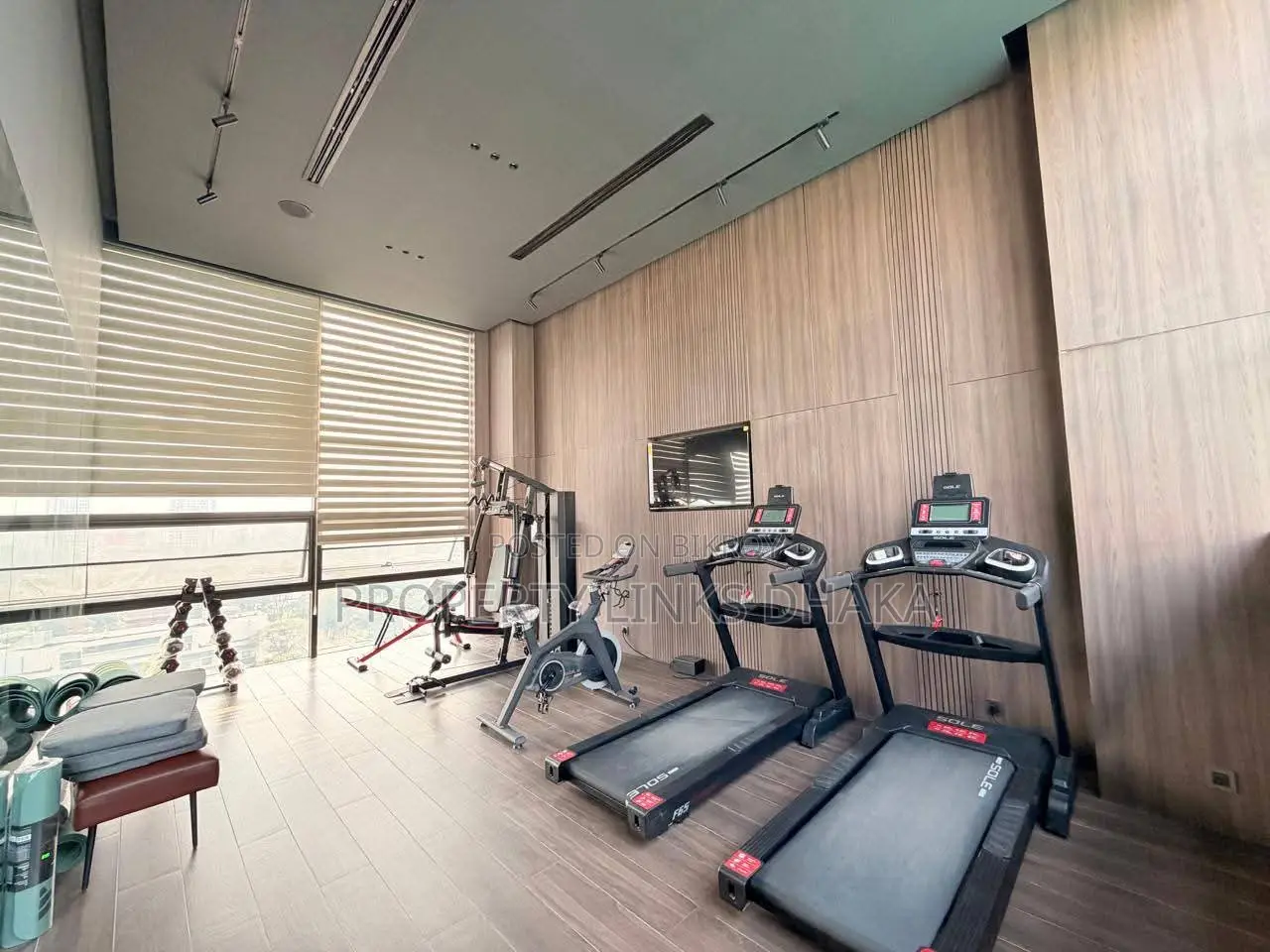 Gym, swimming pool, nice apartment for rent in Baridhara
