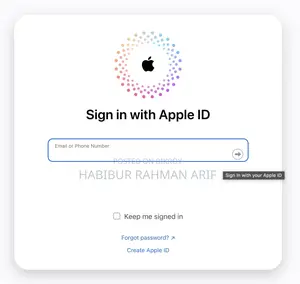 অ্যাপল আইডি তৈরি করার সার্ভিস