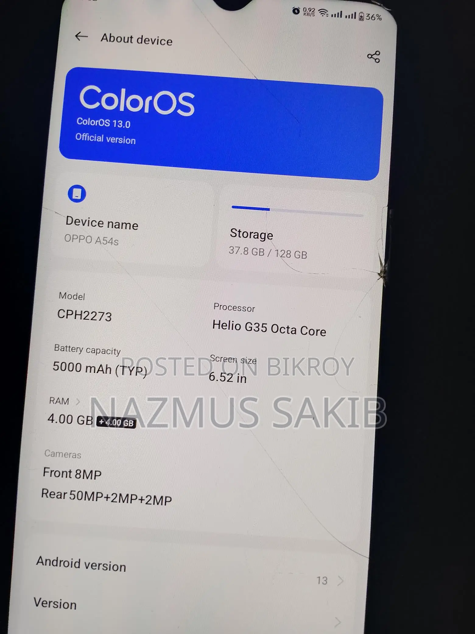 OPPO A54 (Used)