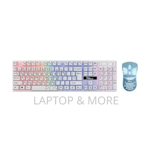 PC Power PGC801BG13 RGB Wired Gaming Keyboard & Mouse Combo