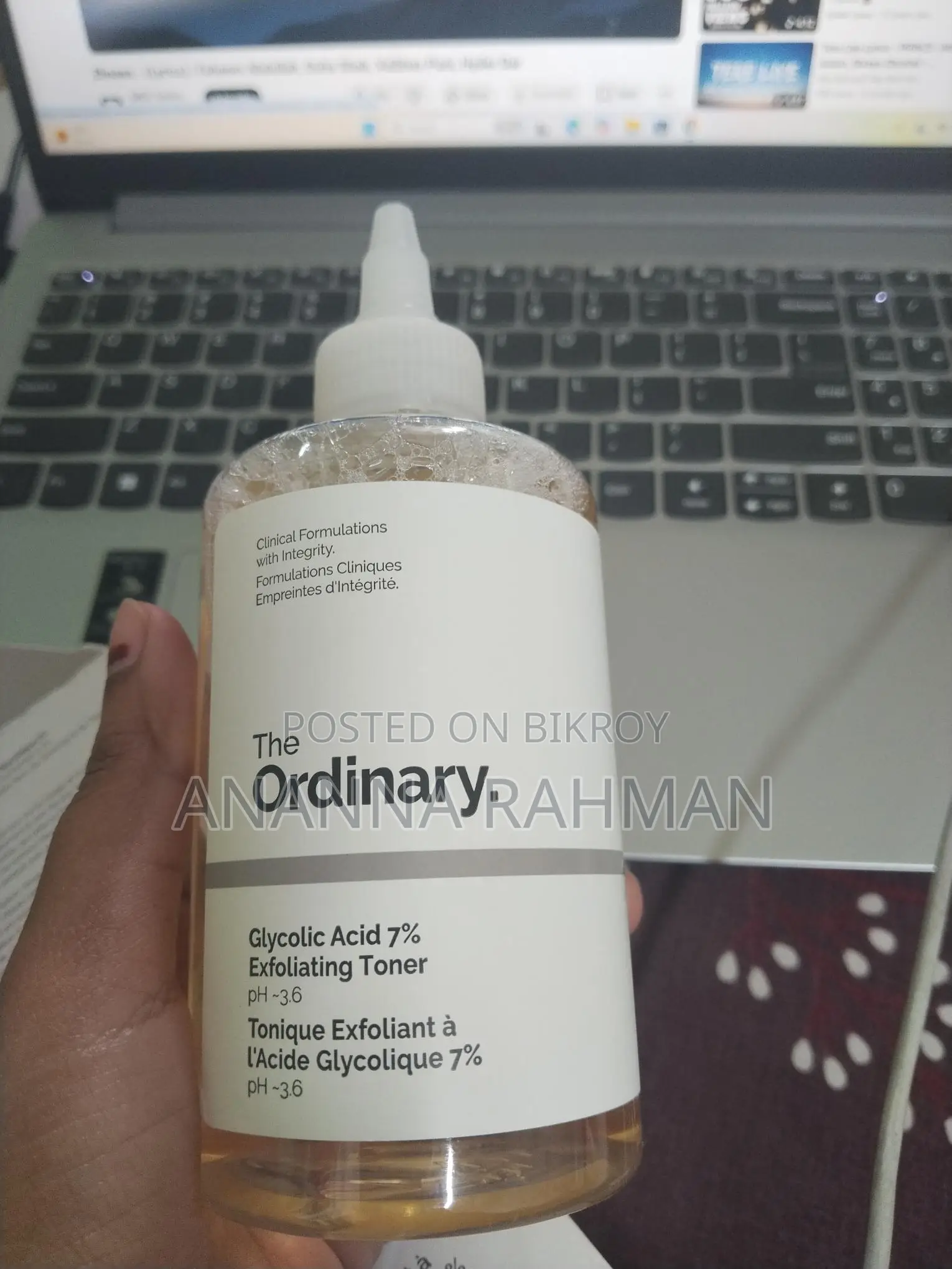 The Ordinary Glycolic Acid 7% Toning Solution