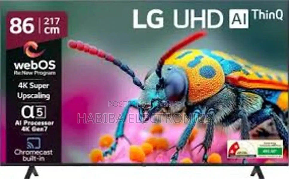 LG 86" UT8050 4K Webos Smart Slim Borderless LED TV Magic Remote