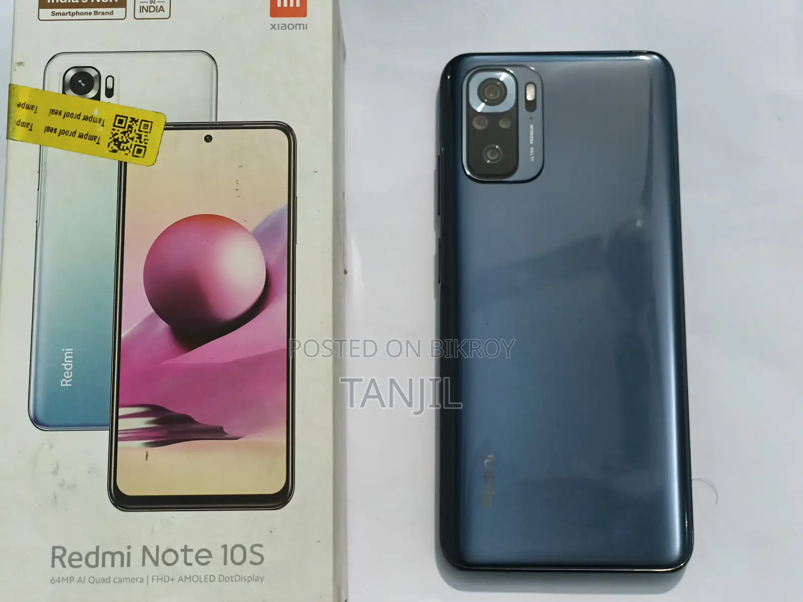 Xiaomi Redmi Note 10s 6/64 GB, 33W Charger (Used)
