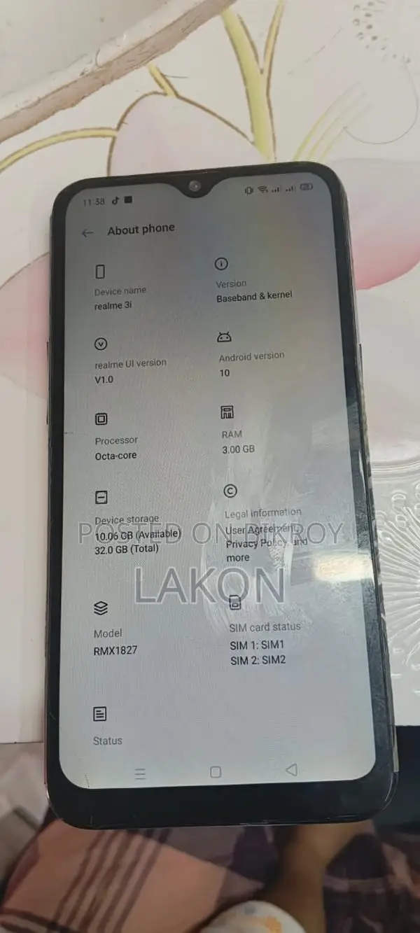 Realme Mobile for sale (Used)