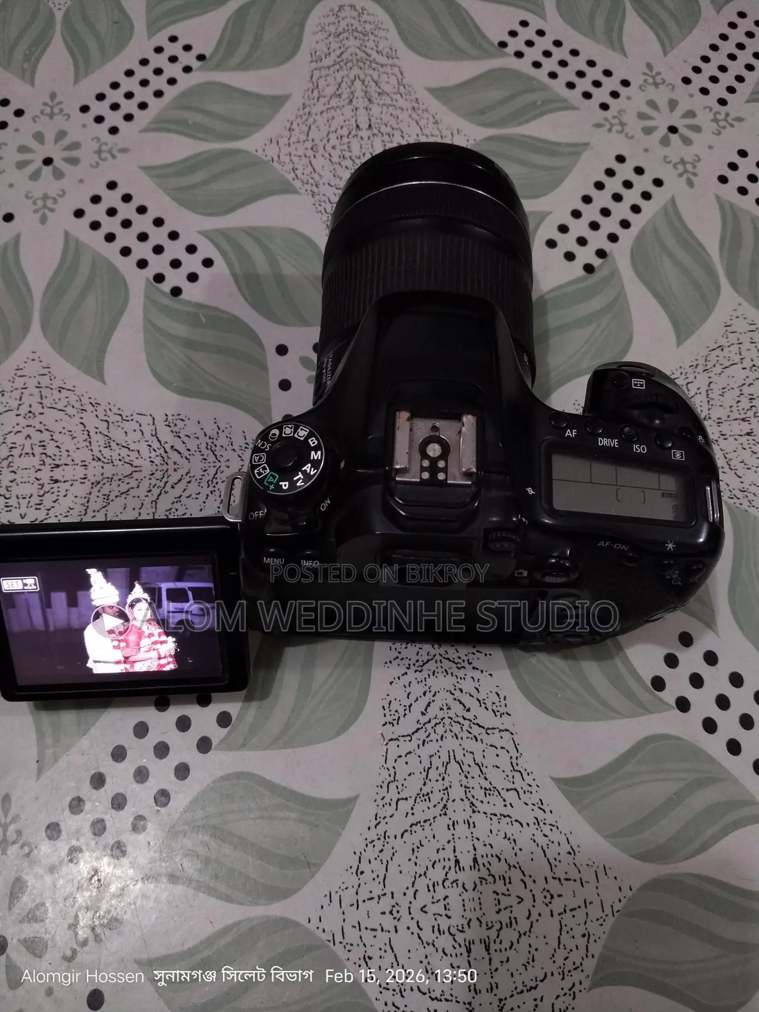 Cannon 80d Body With 18-135 Mm Lens And 50 Mm Lens