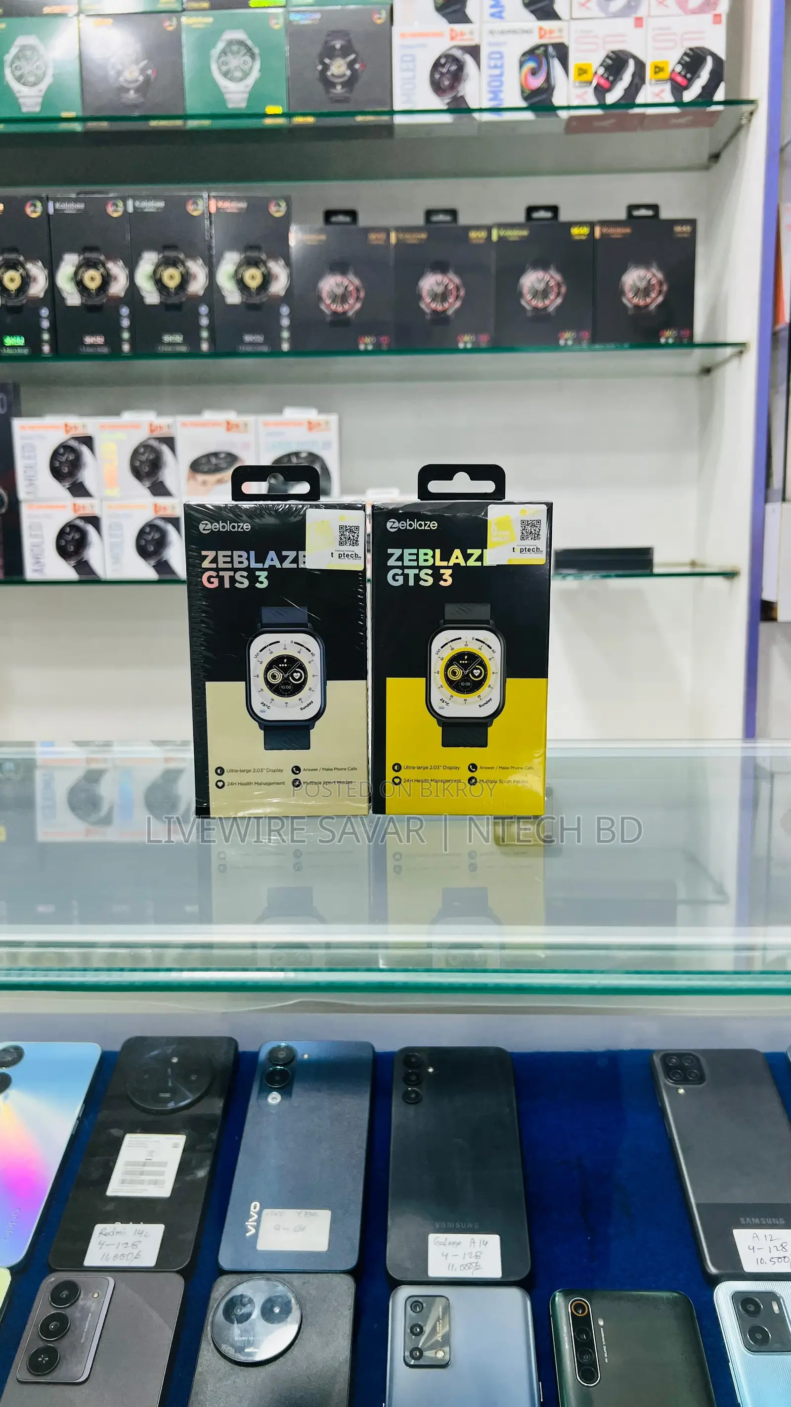 🔥 Zeblaze GTS 3 Bluetooth Calling Smart Watch – For Sale