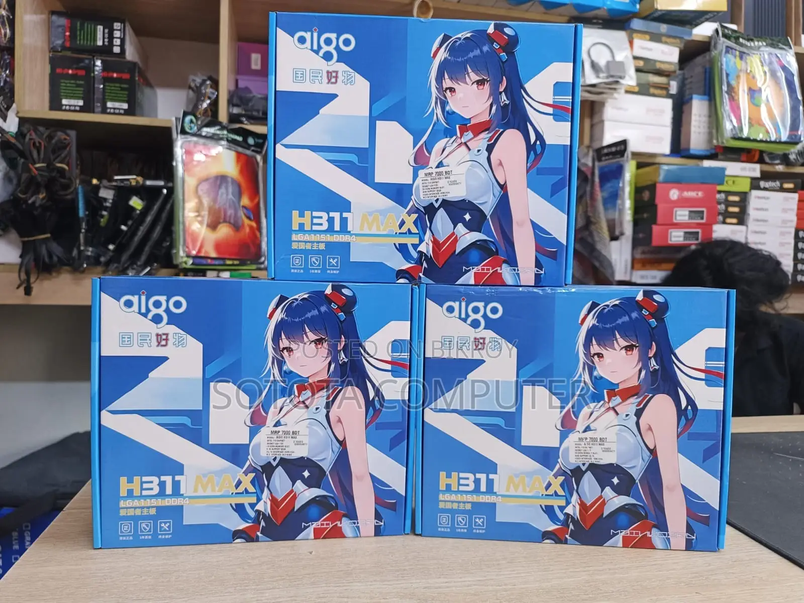 Aigo H311MAX DDR4 Motherboard 6TH-9TH Gen Support (3Years Warranty)