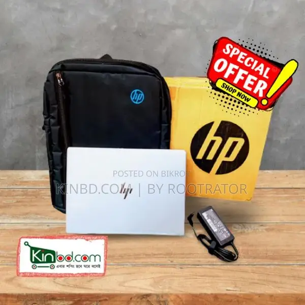 HP Elitebook-G6 8Gen-i5 8GB-Ram 256GB-SSD 4Hour Backup Bag free