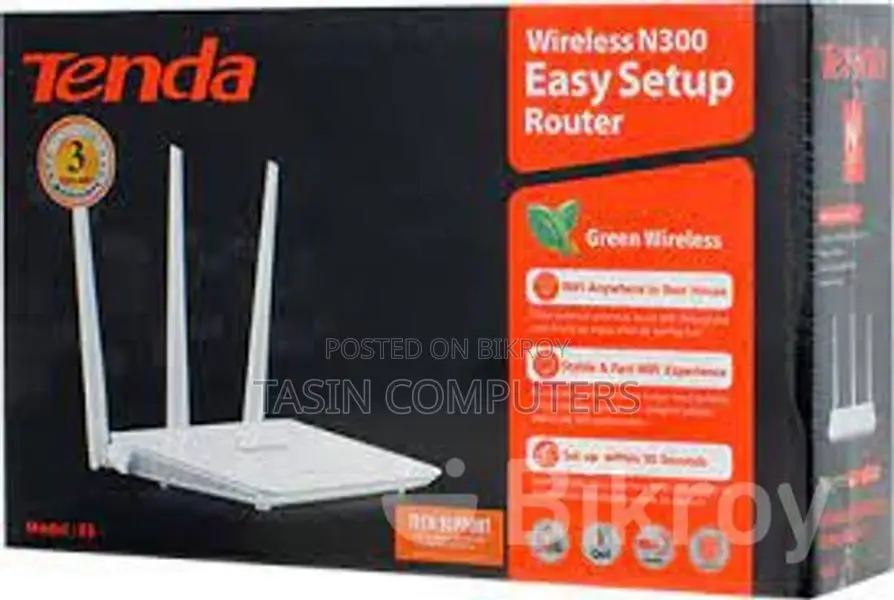 Tenda F3 300Mbps 3 Antennas Router