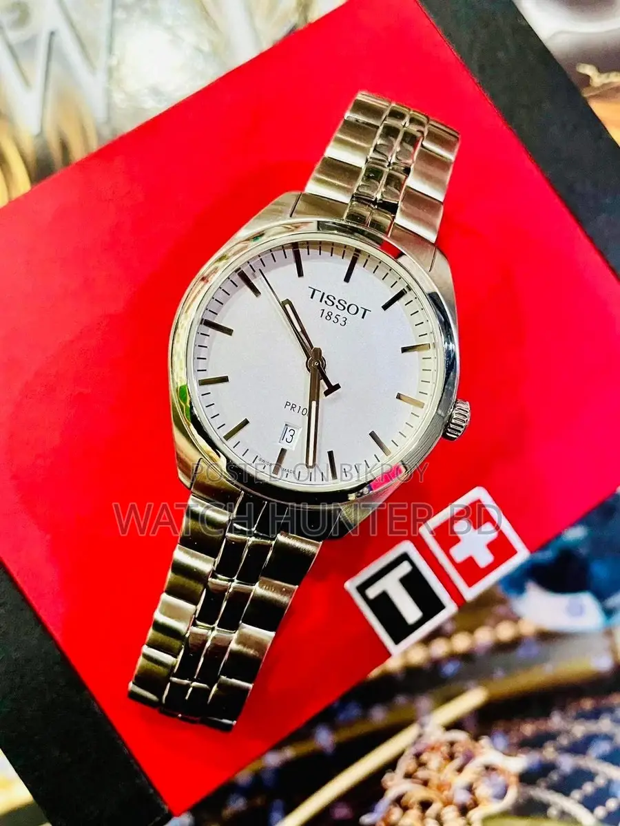 Gorgeous TISSOT PR100 White Classy Dress Watch