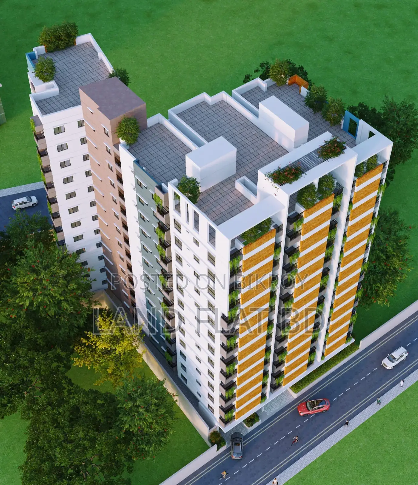 ১৫০০ বর্গফুটের ফ্ল্যাট বিক্রয় হবে, ৪র্থ তলা