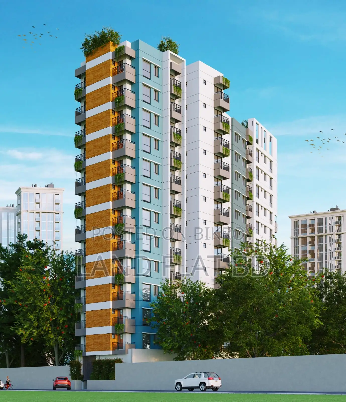 ১৫০০ বর্গফুটের ফ্ল্যাট বিক্রয় হবে, ৪র্থ তলা