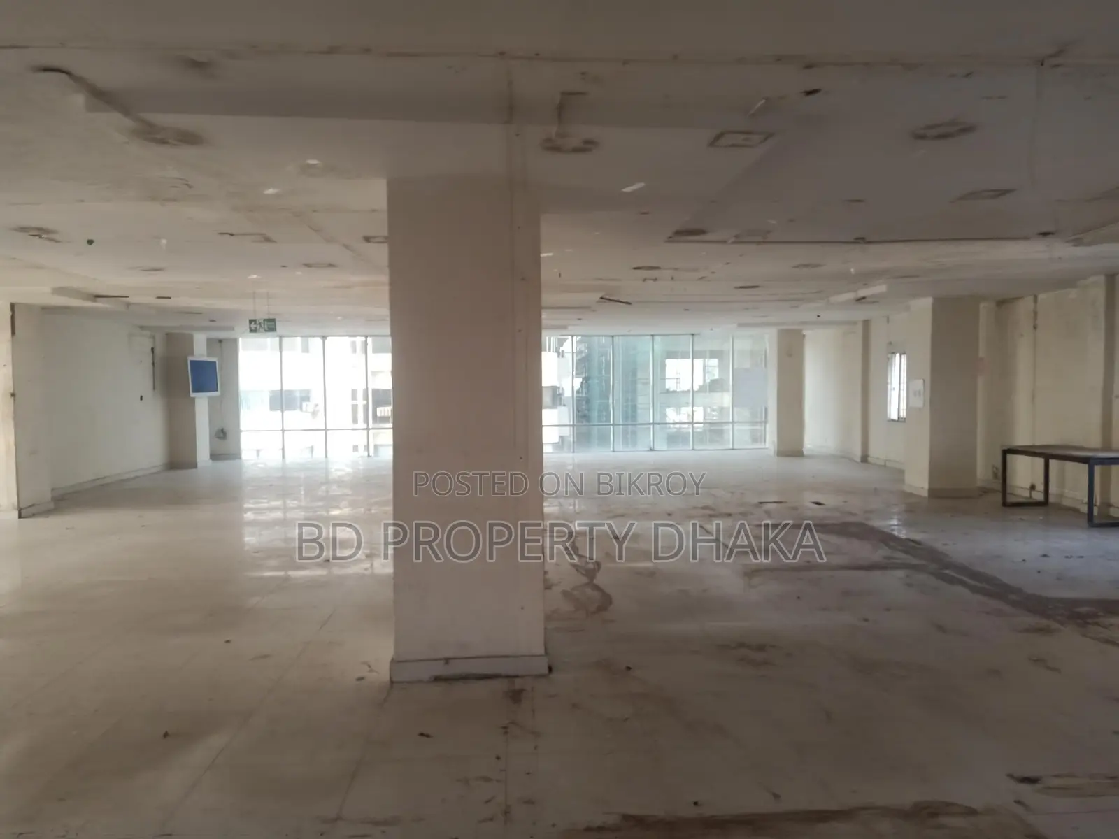7800 Sqft Open Commercial Space Rent in Mohakali