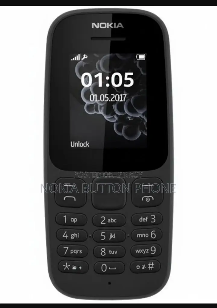 Nokia 105 মোবাইল বাটন ফোন (Brand New)