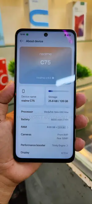 Realme C75 8/128gb (Used)