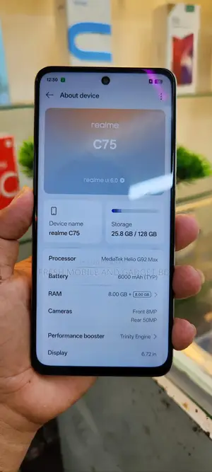 Realme C75 8/128gb (Used)