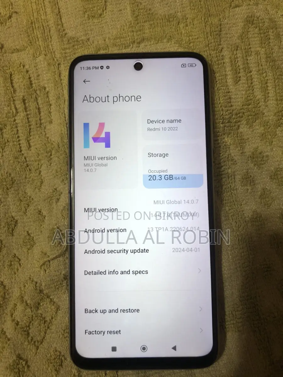 Xiaomi Redmi 10 2022 (Used)