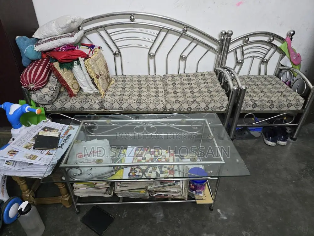 SS Made Sofa Set with Center Table