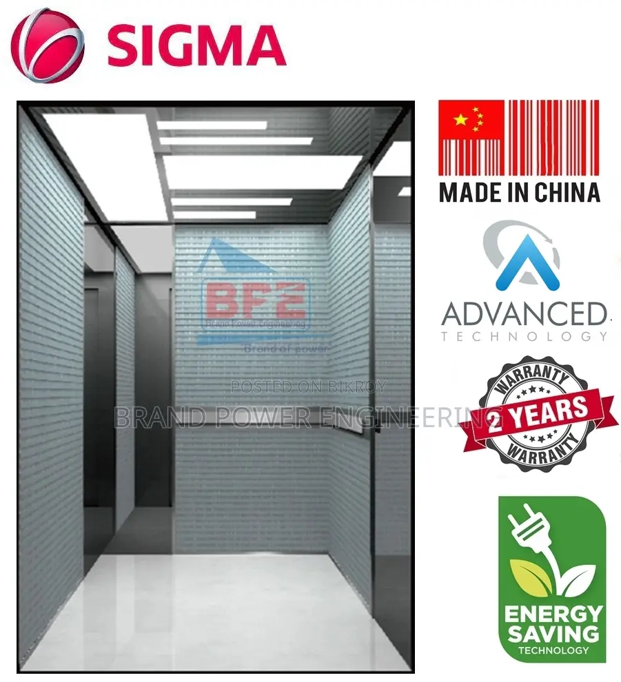 Sigma 450Kg 10-Stop Passenger Lift