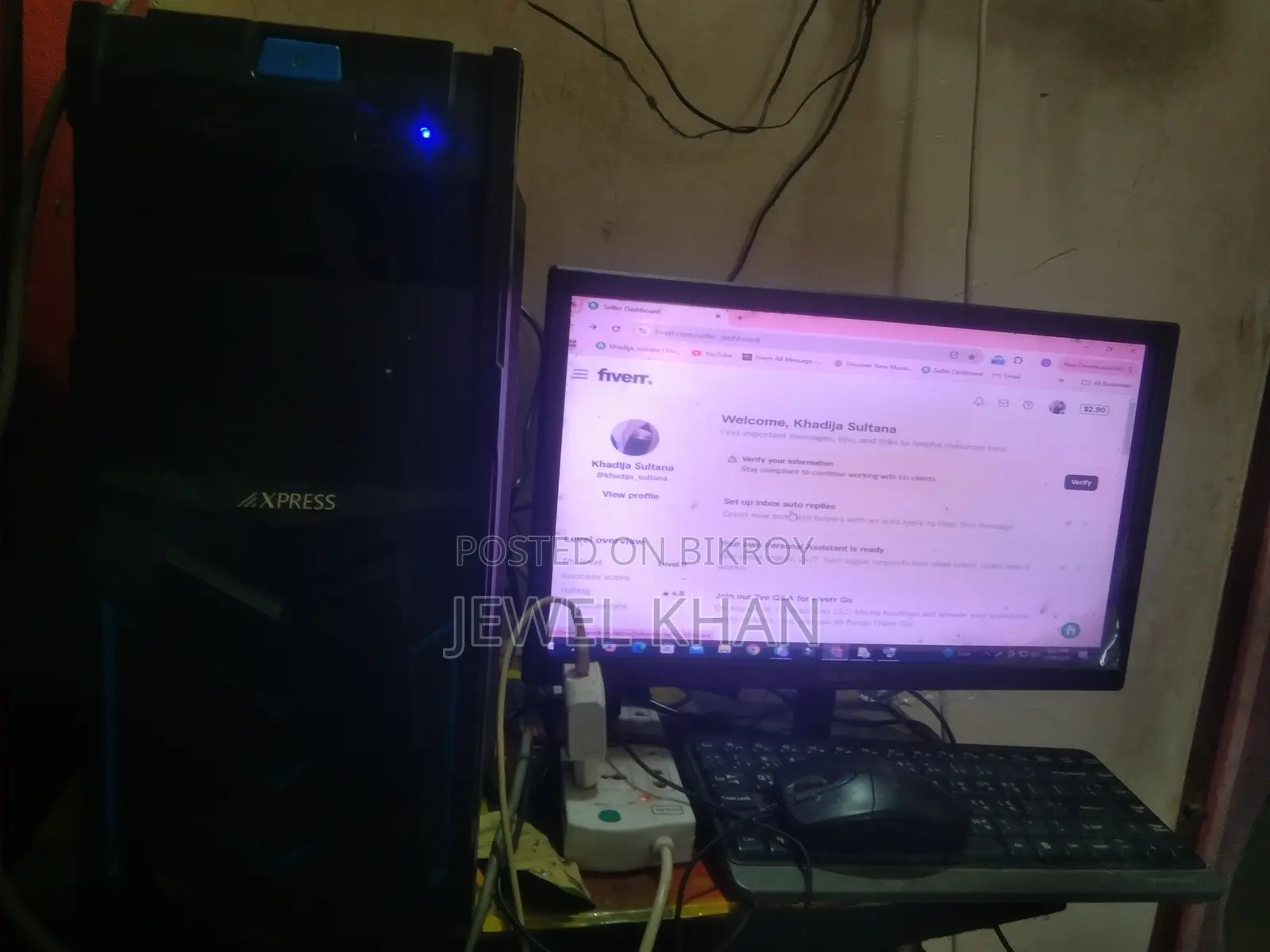 Full PC Setup with Monitor for Sale