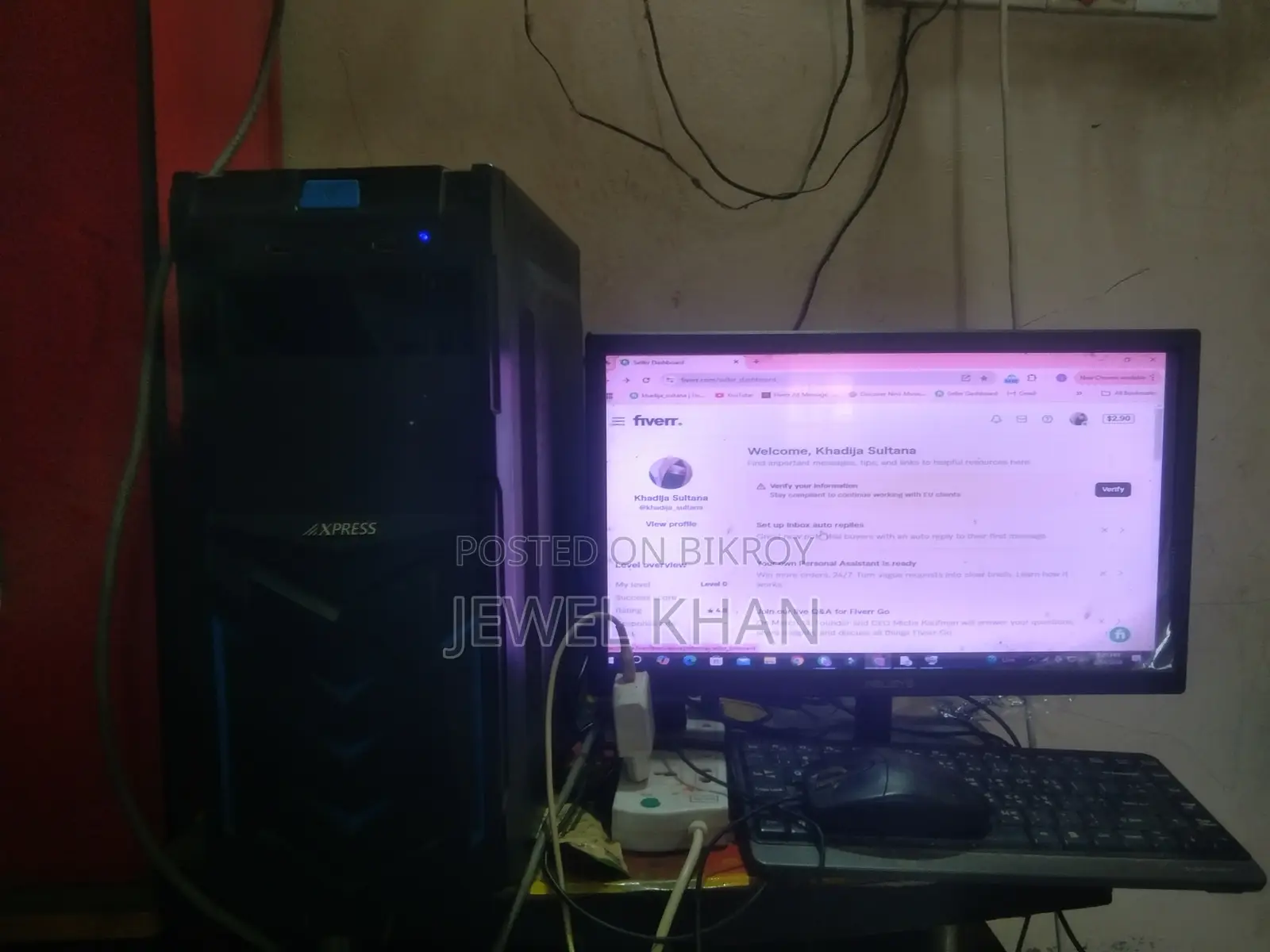 Full PC Setup with Monitor for Sale
