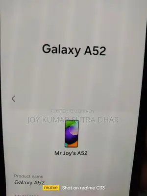 Samsung Galaxy A52 (Used)