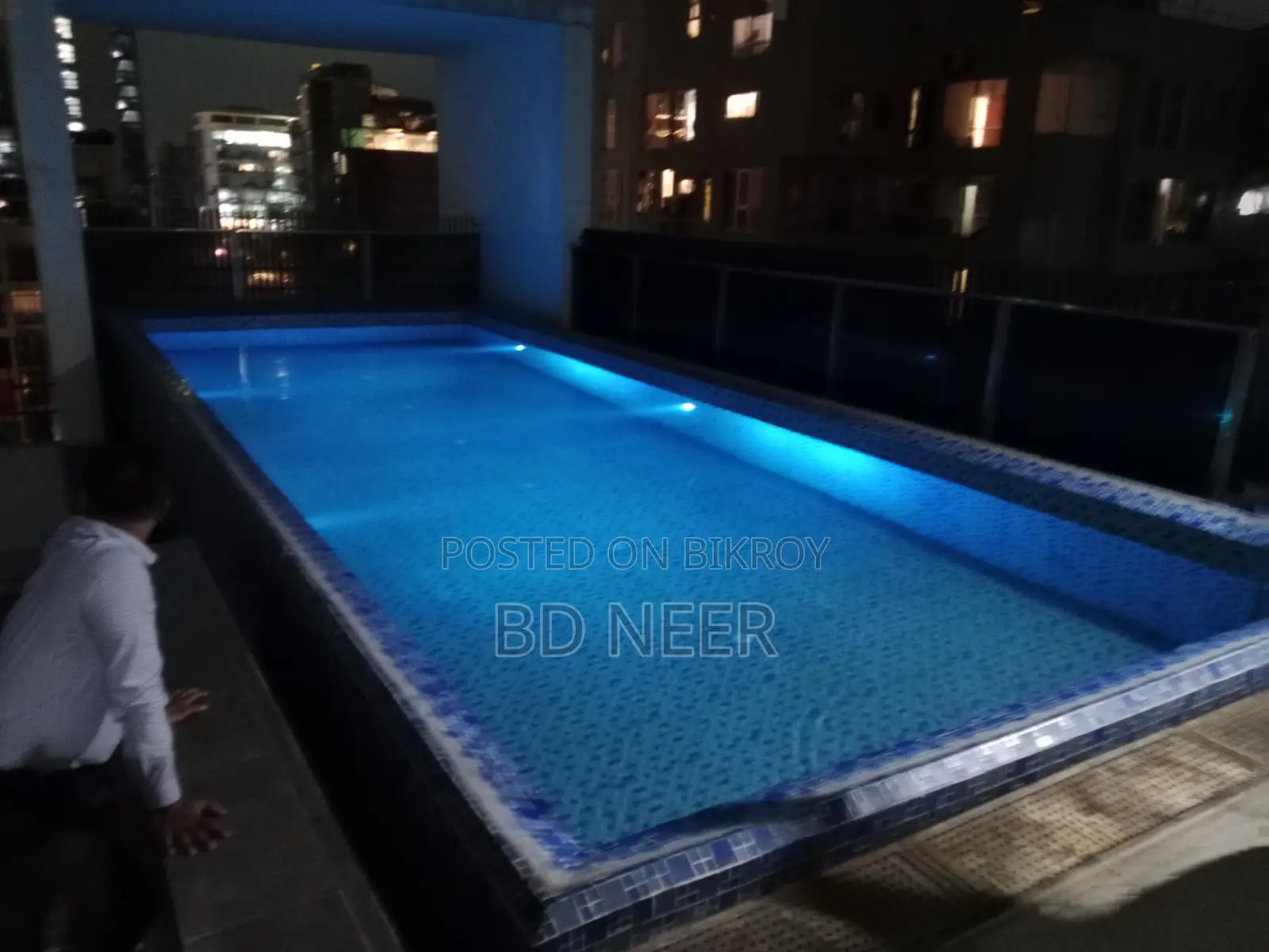 Semi-furnished gym & pool apartment available in Gulshan 2 North side