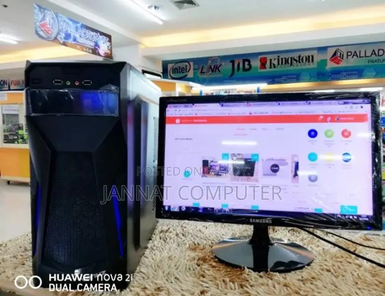Affordable Core i3 + H-61 Board + 16GB RAM + 1000GB ROM + 128GB SSD + Samsung 19" LED