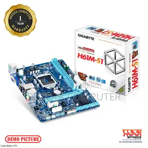Original Korean Motherboard Gigabyte H61, H81, H110 With 1-Year Guarantee