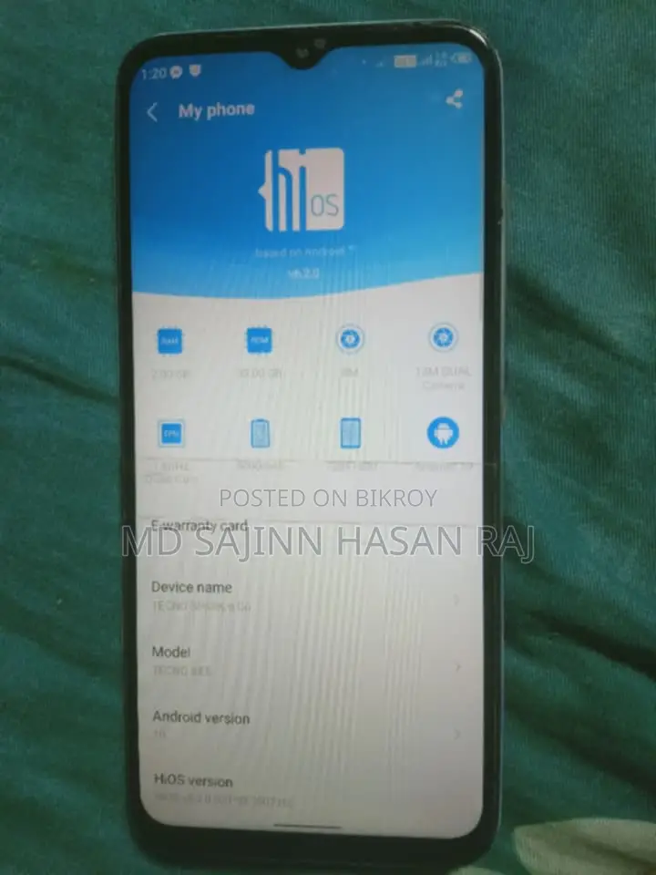 Tecno Spark GO 2/32 (Used)