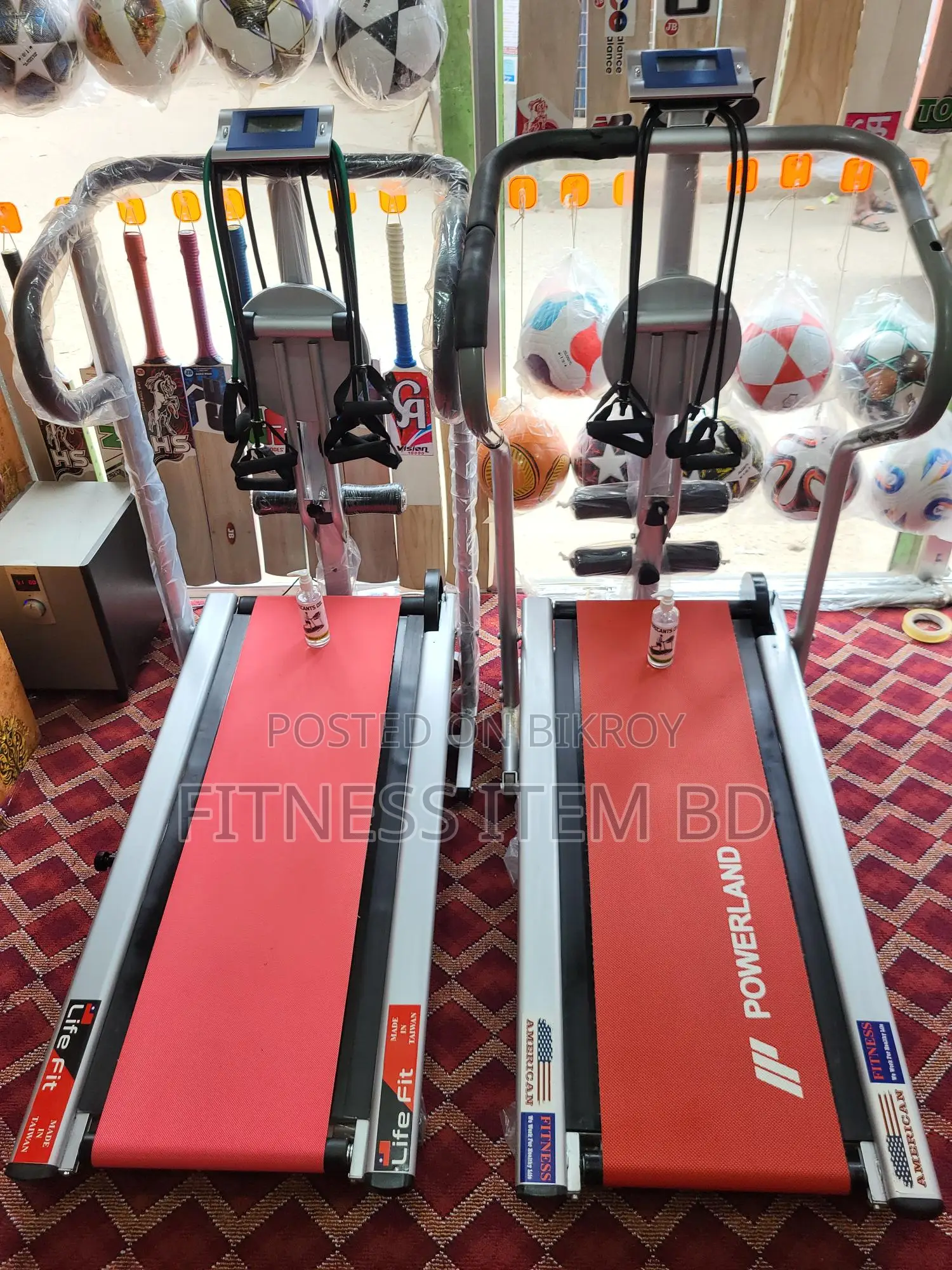 3 in 1 best quality manual treadmill