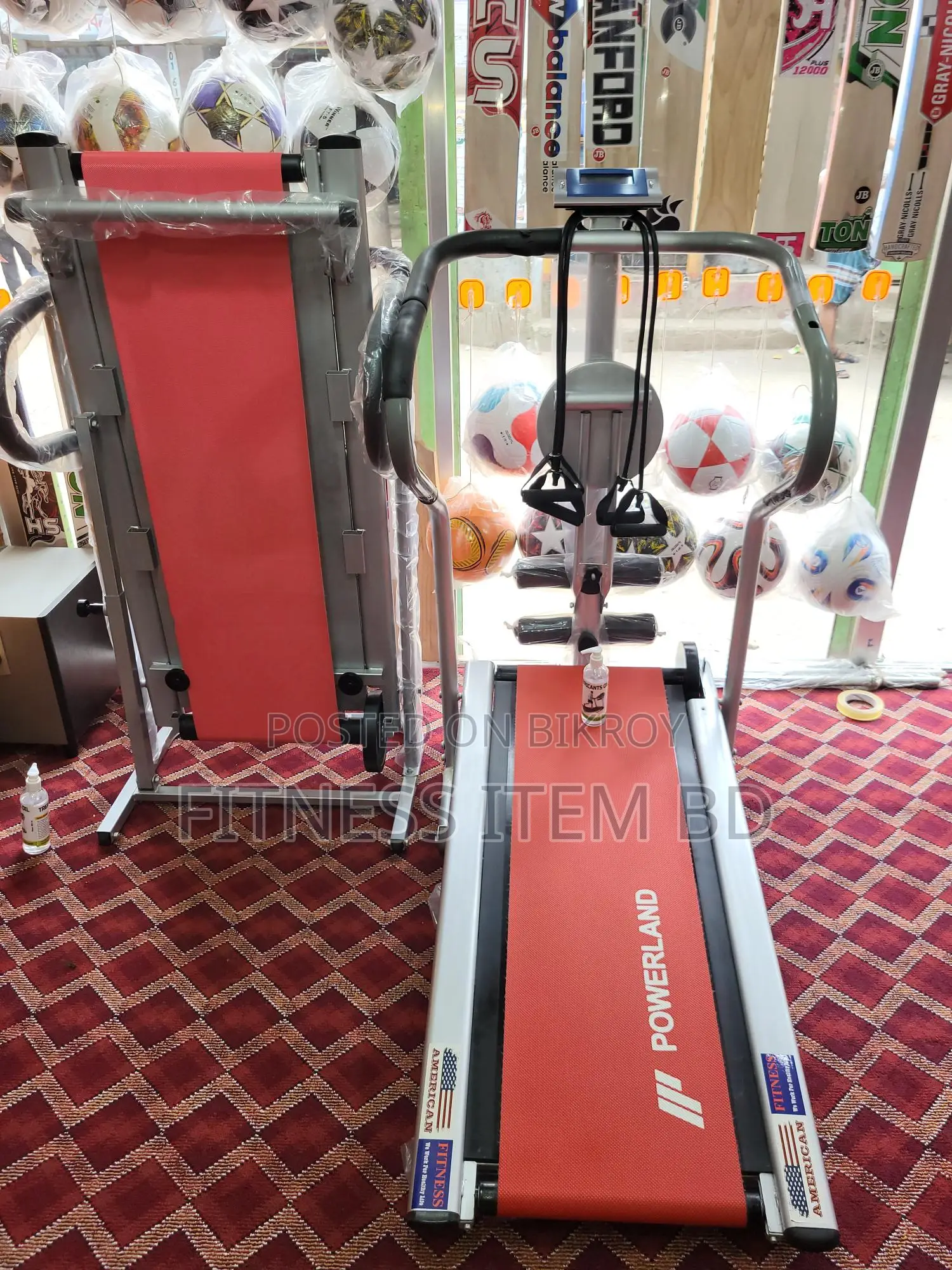 3 in 1 best quality manual treadmill