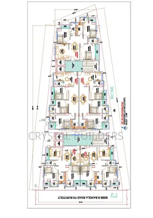 The price of flat from 9th to 13th floor is 10 lakh taka.