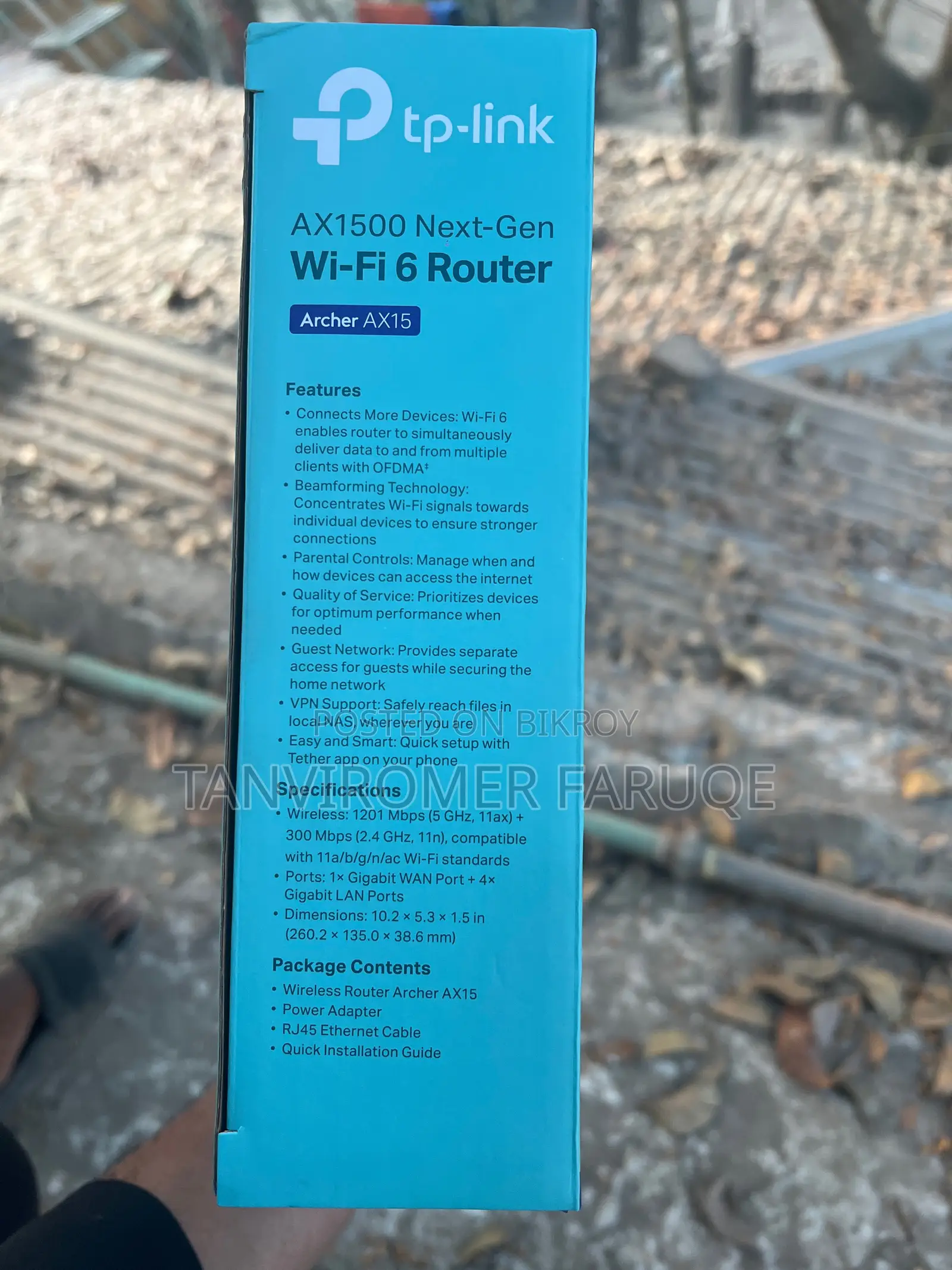 Tp-link Ax 1500 Next Gen WIFI Router