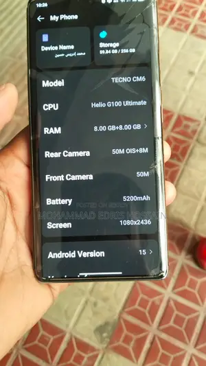 Tecno Cemon 40 Pro (Used)
