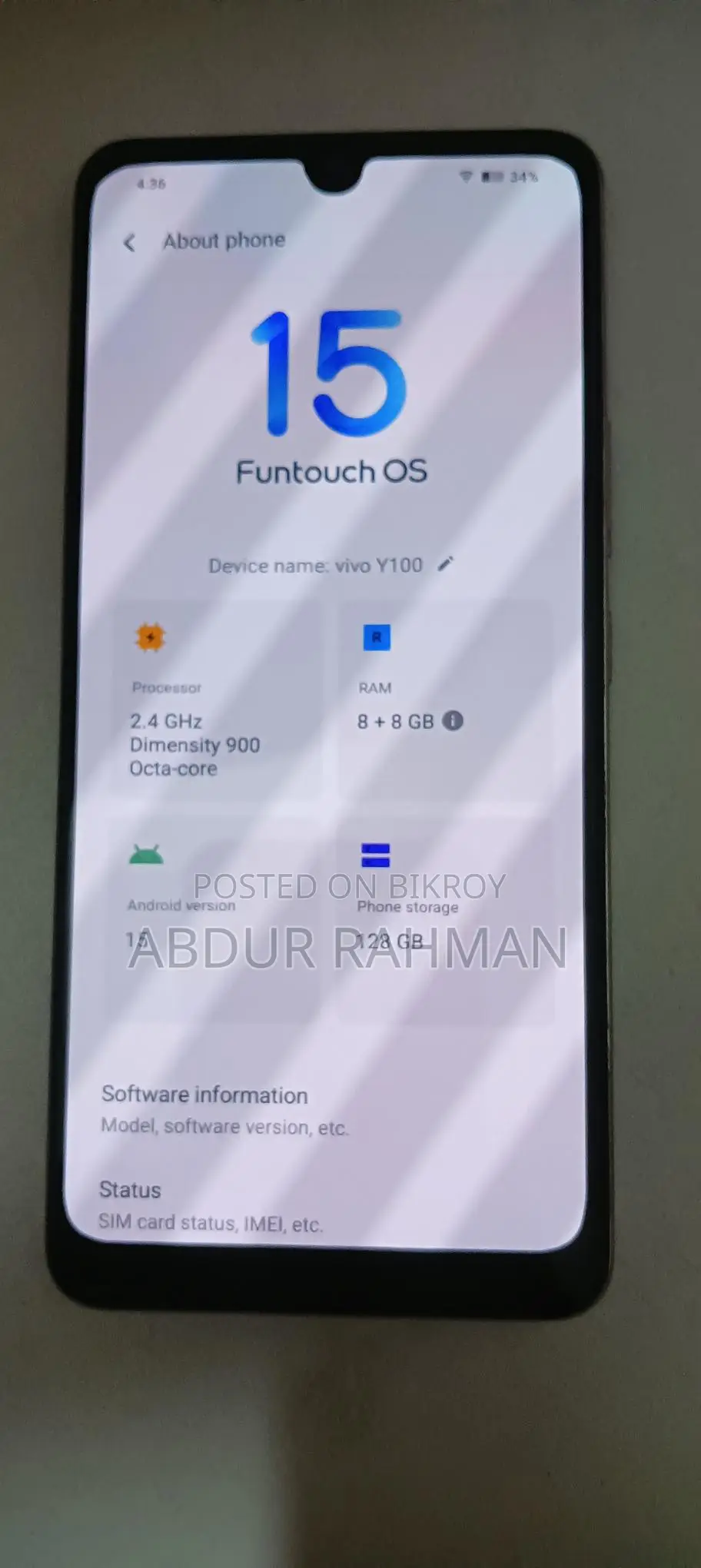 Vivo Y100 A (Used)