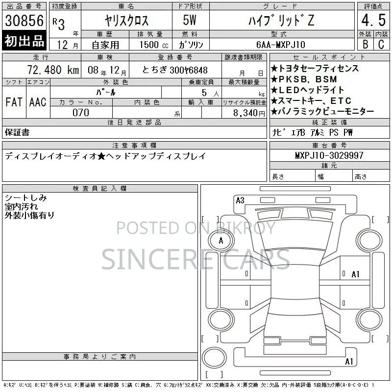 Toyota Yaris Cross Z 4.5. grade 2021