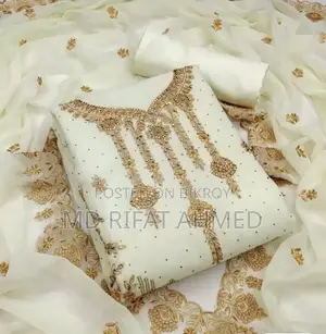 Embroidery Georgette Three Piece