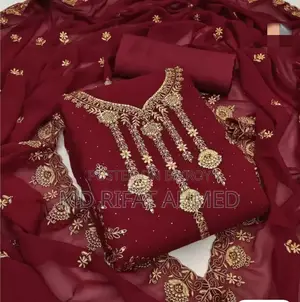 Embroidery Georgette Three Piece