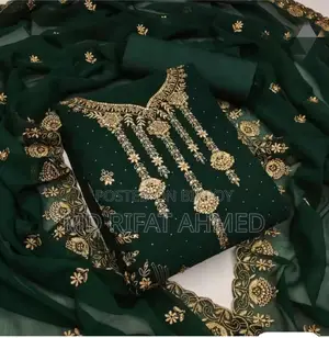 Embroidery Georgette Three Piece