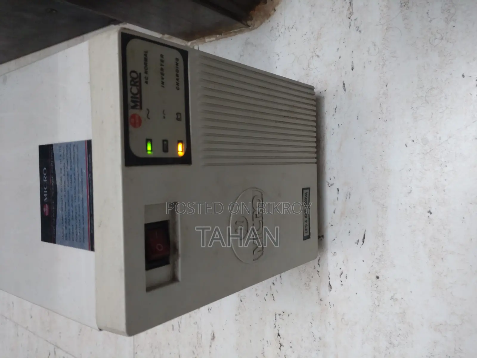 Micro Offline UPS and AVR 1000VA No Battery